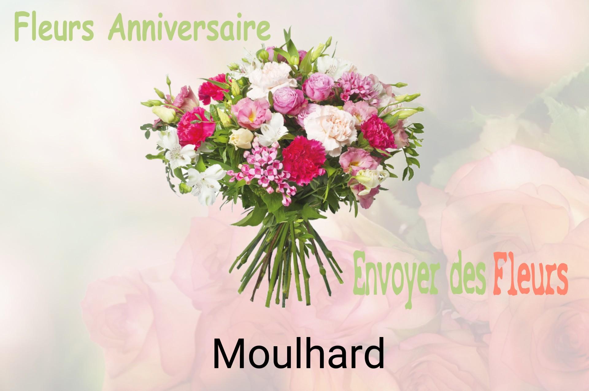 Bouquet de fleurs d’anniversaire livré à Moulhard